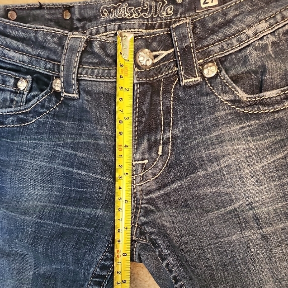 Miss Me Dark Blue Boot Cut Jeans - Picture 4 of 13